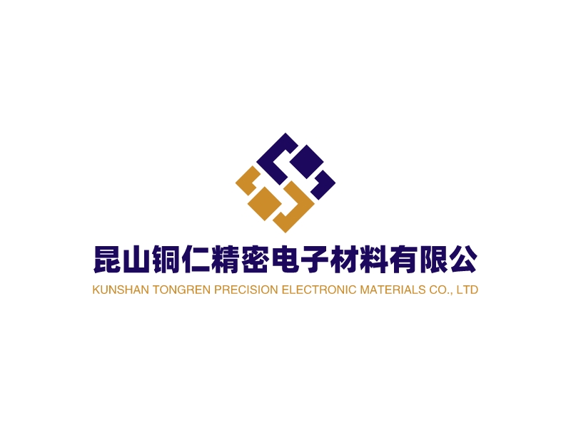 昆山銅仁精密電子材料有限公LOGO設(shè)計(jì)