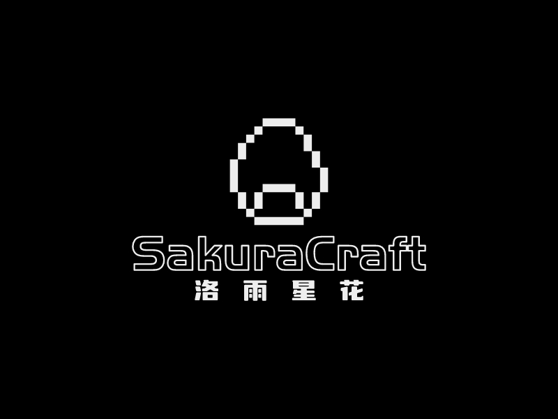 SakuraCraftlogo設(shè)計