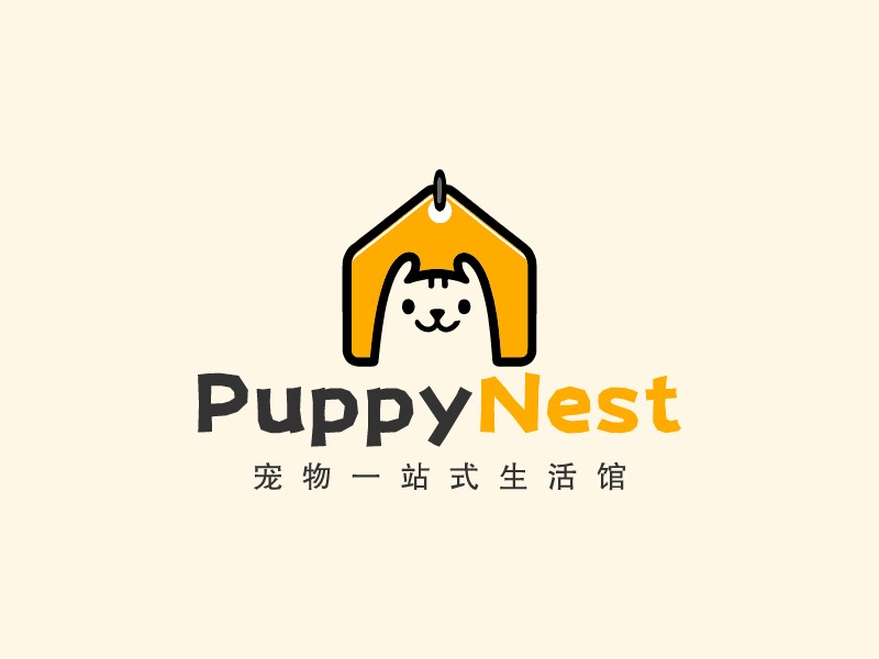 Puppy Nestlogo設(shè)計(jì)